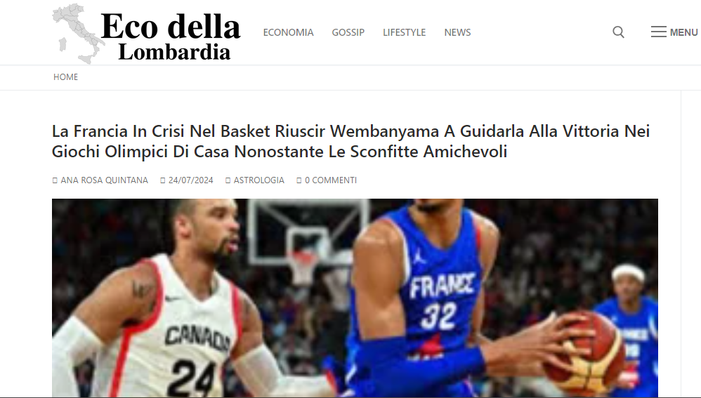 Eco della Lombardia: Testata Giornalistica Online